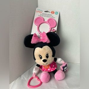 Disney baby Minnie mouse on the go activity toy and teether